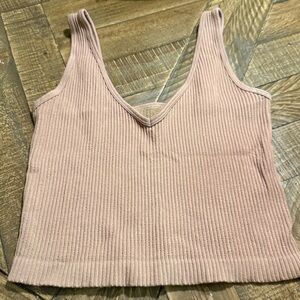 Free People Intimately Ribbed Blush Camisole, Sz ES/Small